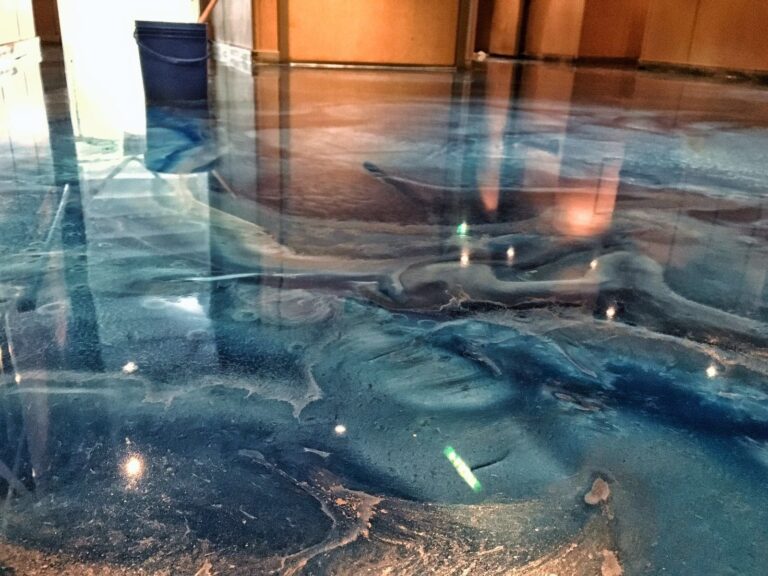 ocean-like 3D epoxy floor